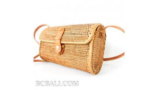 women handbag purses long handle leather ata hand woven grass clutch 